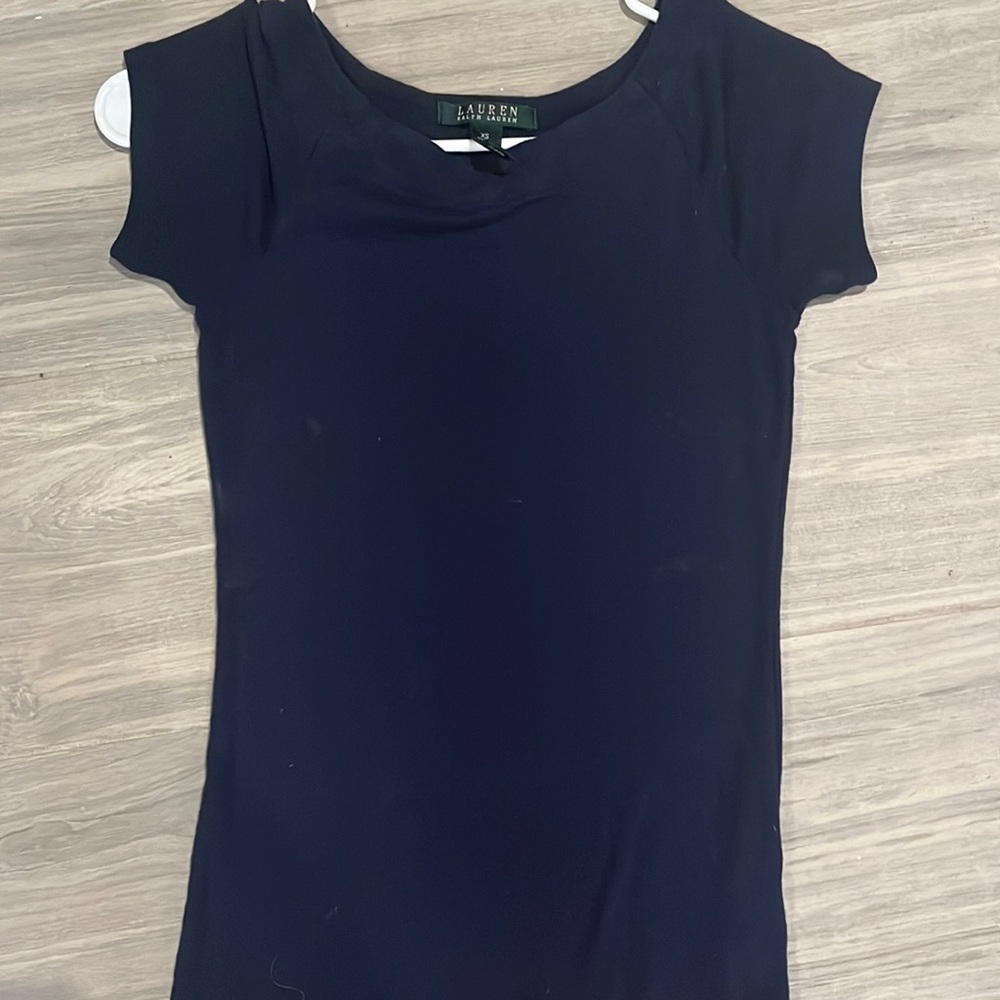 Lauren by Ralph Lauren Navy Tee Shirt XS